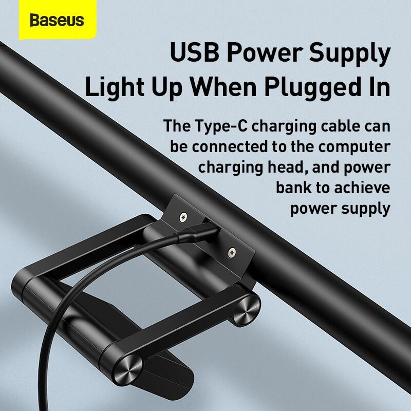 Baseus Computer Screen Light LED Desk Lamp Asymmetric Light Source Screen Hanging Light Screen Night Light For Reading Light Bar Table Lamp Office