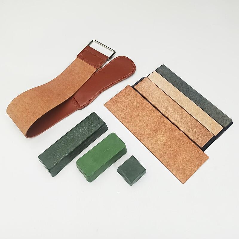 Polishing Sharpener Sharpening Stone Leather Honing Strop Compound Grinding Paste Polishing Paste Sharpening Tool 2023