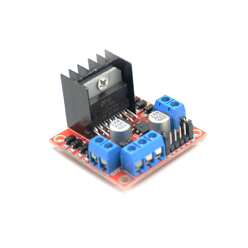 L298N Mô-đun Bảng Điều Khiển Động Cơ Động Cơ Bước Động Cơ DC Robot Xe Hơi Thông Minh