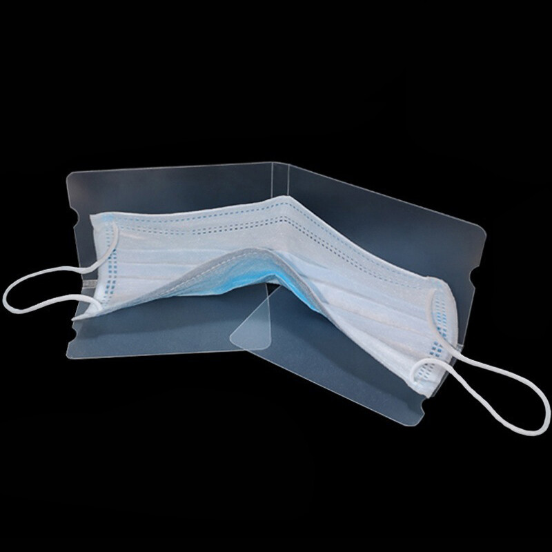 Houseeker Dustproof Mask Folder Container Case Foldable Disposable Face Masks Pollution Free Organizer Mask Storage Box