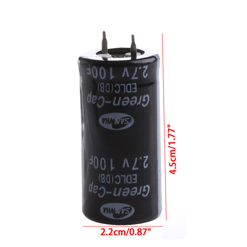 2 Tụ Siêu Tụ Điện 2.7V 100F Farad Mới