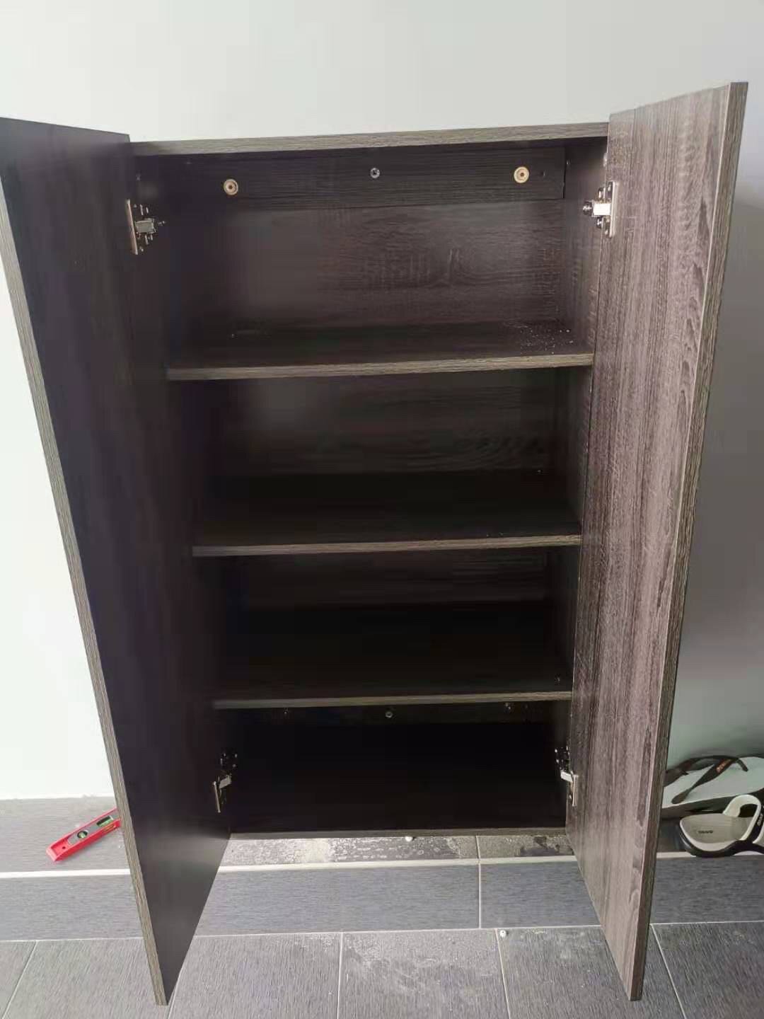 Wall Mounted Shoe Rack 2 Doors Shoe Cabinet Rak Kasut Gantung Dinding Kabinet Kasut Hanging Shoe Rack Shoe Organiser Lazada