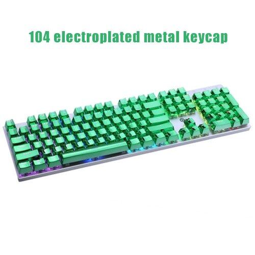 Electroplated Metal 12 104 Key PBT Personalized Transparent For Mechanical Game Keyboard Keycap Suitable For Logitech G610 Key