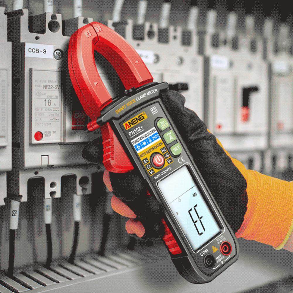 Ampe kế AC kẹp Meter 6000 đếm NCV vạn năng tự động điều chỉnh phạm vi OHM Volt Amp điện dung Temp Tester đa chức năng đèn nền dụng cụ điện