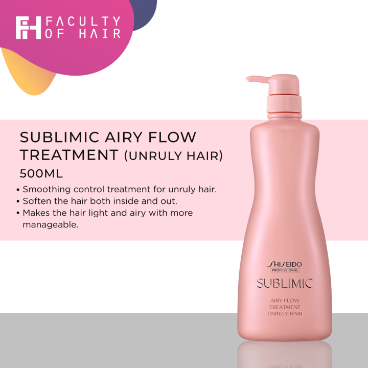 Shiseido Professional Sublimic Airy Flow Treatment 500ml Lazada