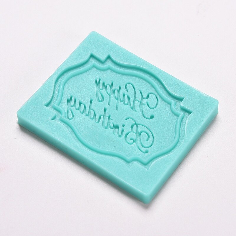 [TM Store]💖[HOT SALE]🎈🎈 [Oliver Timmy] Happy Birthday Silicone Mould Cake Decorating Lace Impression Mat Baking Mold