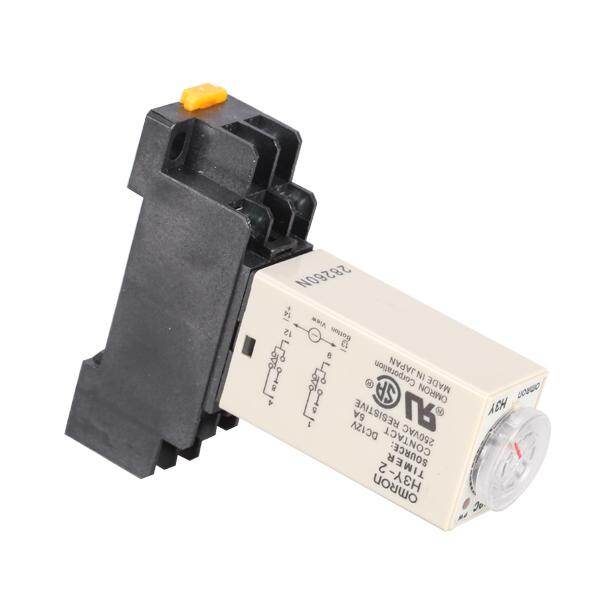 CCGOOD H3Y-2 DC 12V Trễ Hẹn Giờ Rơle Thời Gian 0-30 Second W/H3Y-2 Cơ Sở