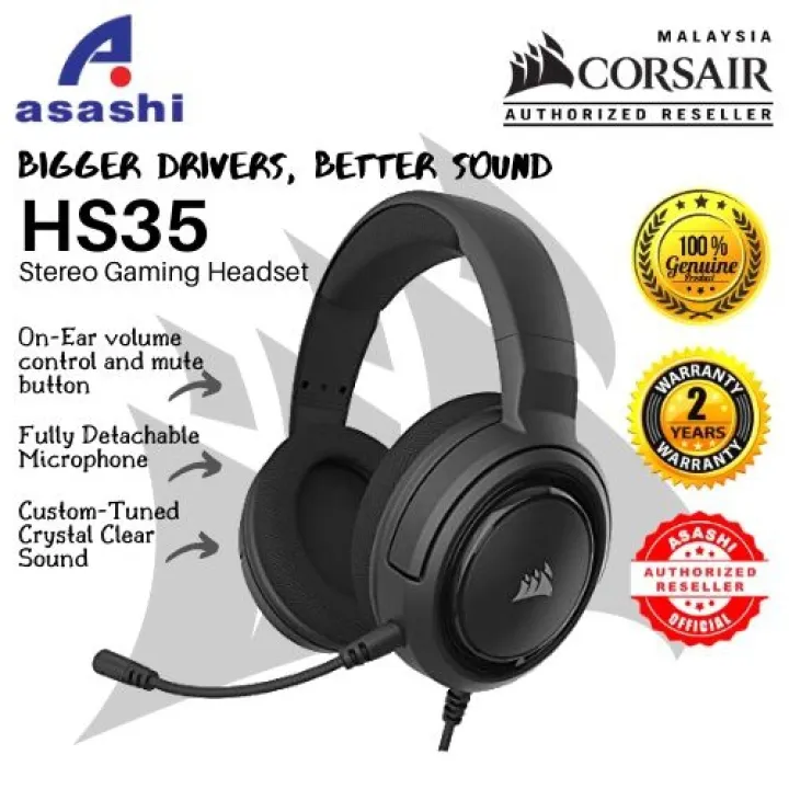 corsair hs35 noise cancelling