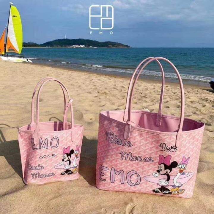 pink goyard tote bag