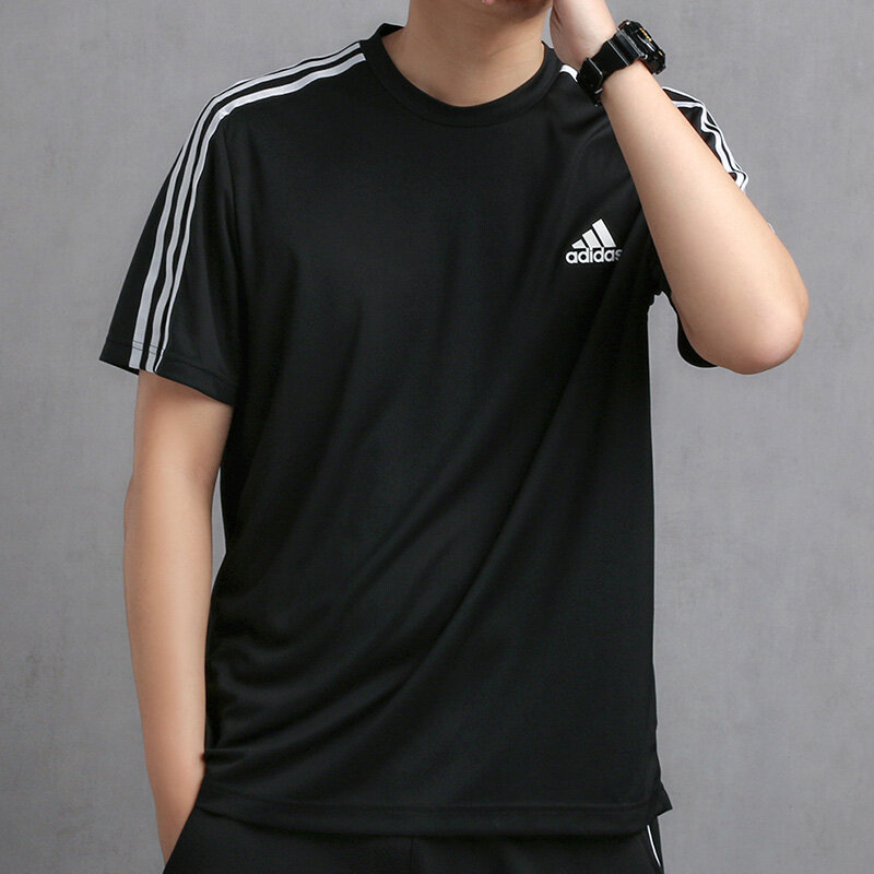 Adidas short-sleeved men's summer T-shirt running warm-up sportswear casual  compassionate GM2105 | Lazada Singapore