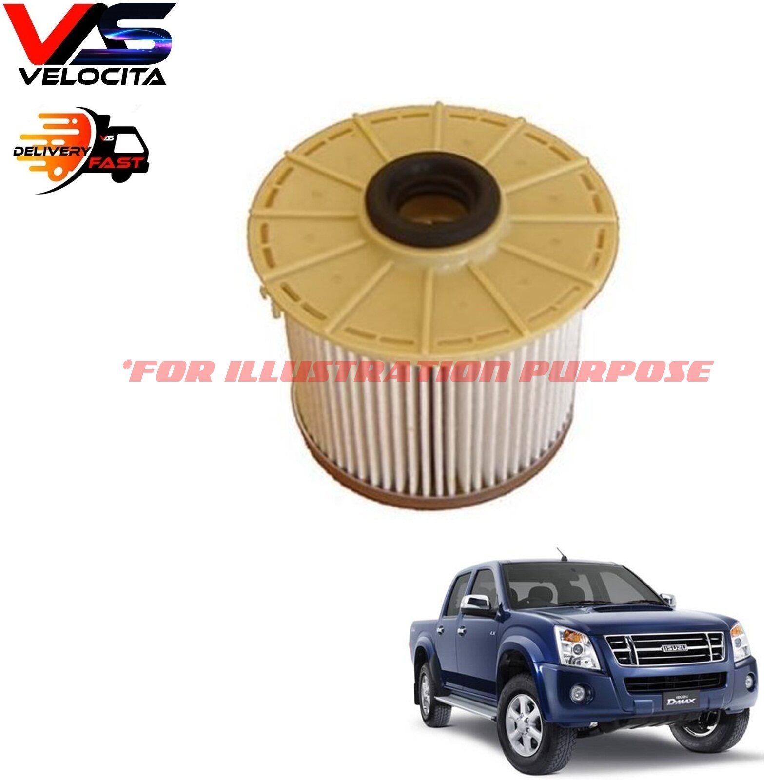 OSK FUEL FILTER ISUZU DMAX DIESEL FILTER (FID3001/8980363210) Lazada