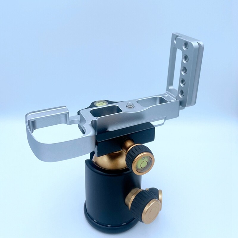1 Pcs Quick Release L Plate Bracket Vertical L Bracket for Sony A6100/A6300/A6400 Digital Camera Black