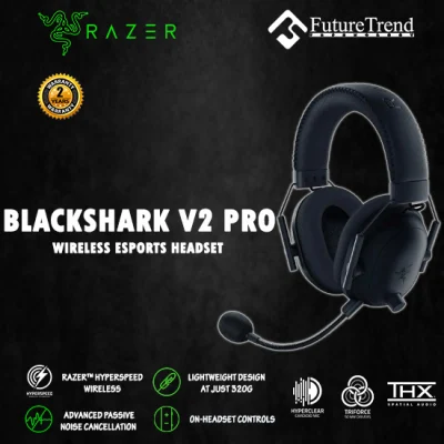 Razer BlackShark V2 Pro Wireless Esports Headset HyperSpeed Wireless/Battery Life Up To 24 Hours/THX Spatial Audio
