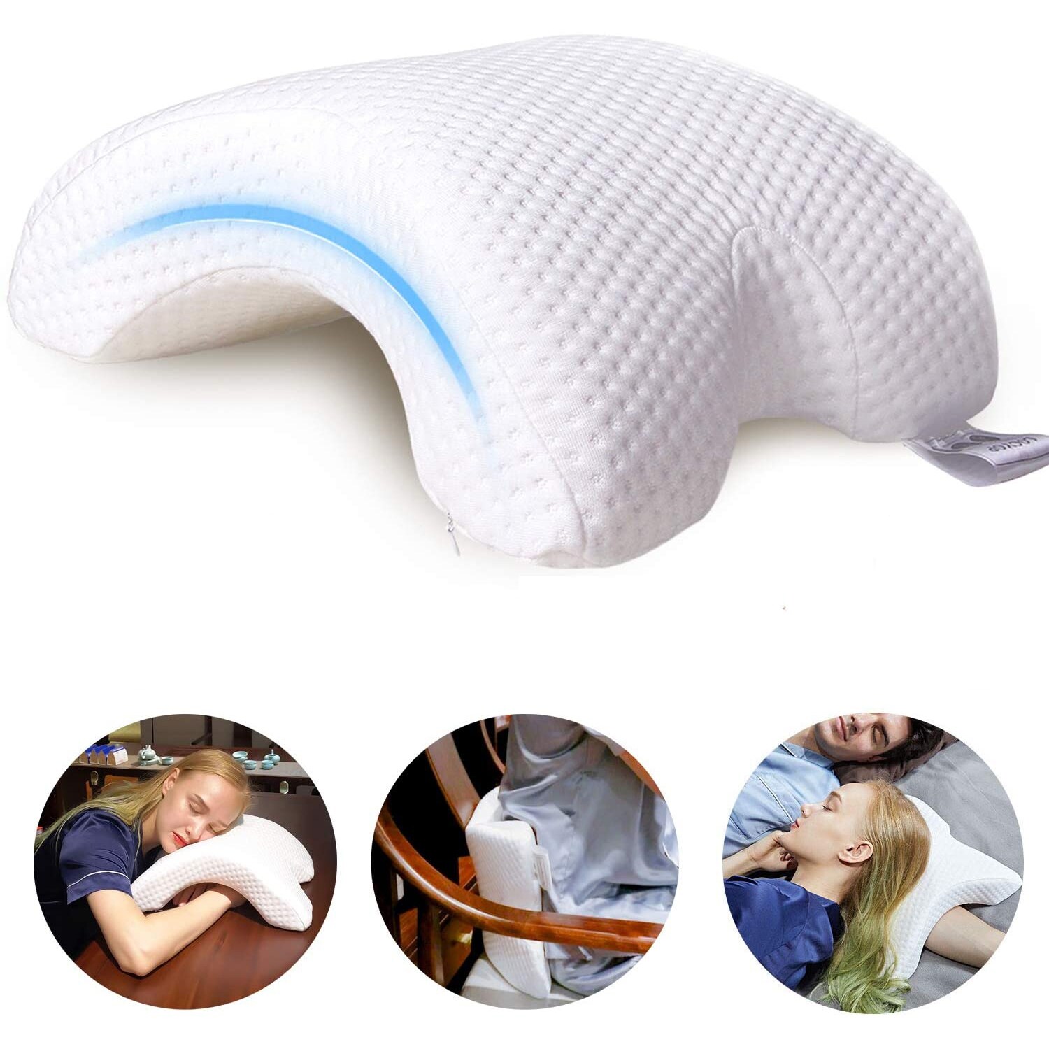side sleeper arm rest pillow