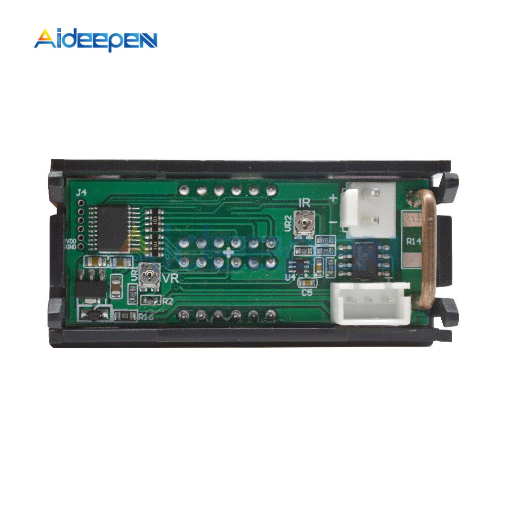 M4430 Mini Digital Voltmeter, Current and Voltage Meter Detector, Dual Led Screen, 100V, 200V