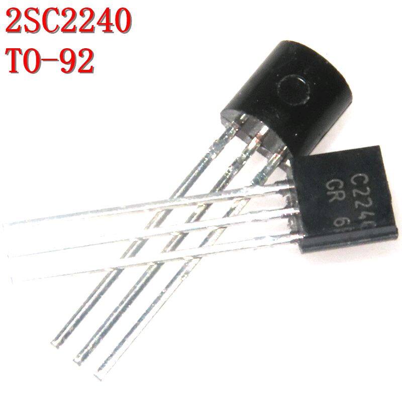 20pcs 2sc2240 c2240 0.1a 120v npn to-92 transistors