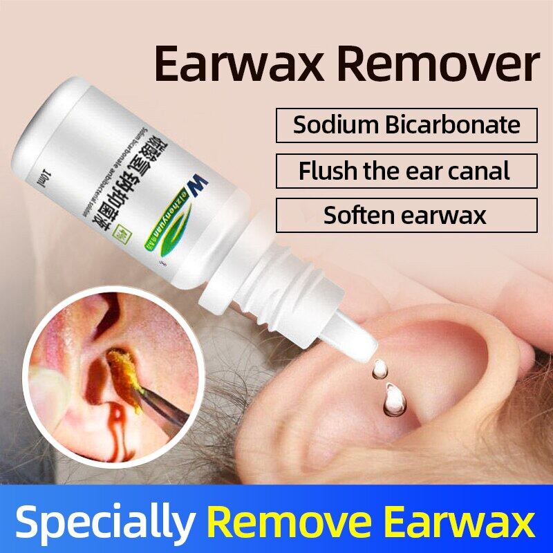 Ear Drops Sodium Bicarbonate Earwax Cleaner Liquid Acute and Chronic Otitis Ear Tinnitus