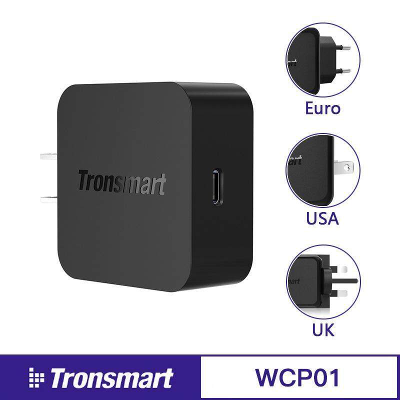 Ban đầu Tronsmart WCP01 Quick Charge 3.0 18 Wát Điện Giao Hàng 3.0 USB Loại C Đế Sạc Điện Thoại cho iPhone x, iphone 8 Plus, Samsung S8 Sạc Nhanh
