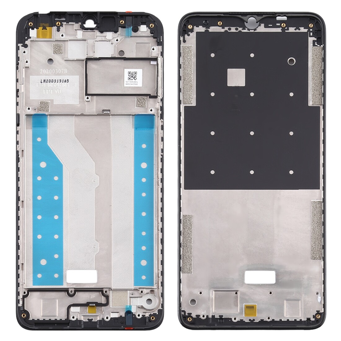 Front housing lcd frame bezel plate for nokia 5.3 ta-1227 / ta-1229 / ta-1223 / ta-12234