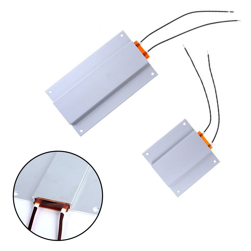 1pc PTC Heating Plate 220V AC Split 300W 67*70/70*120mm Silver Pratical