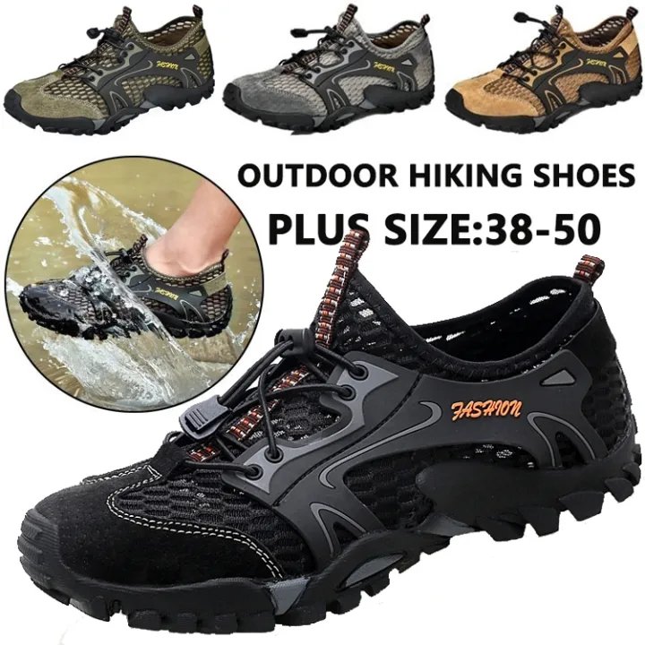 slip resistant hiking shoes