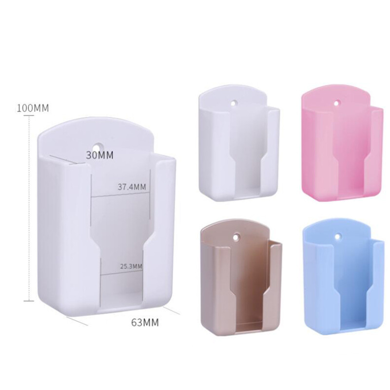 Mode Shop Wall Mounted Organizer Storage Box Remote Control Air Conditioner Storage Case Mobile Phone Plug Holder Stand Container