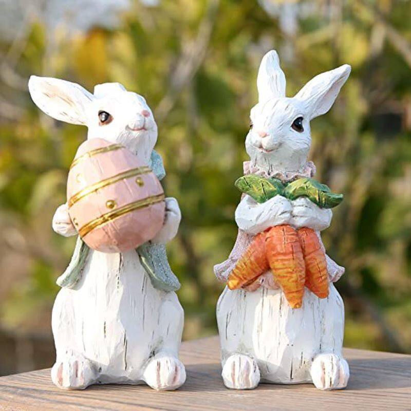 Lovely Easter Rabbit Hatching Decorations Happy Rabbit Ornaments