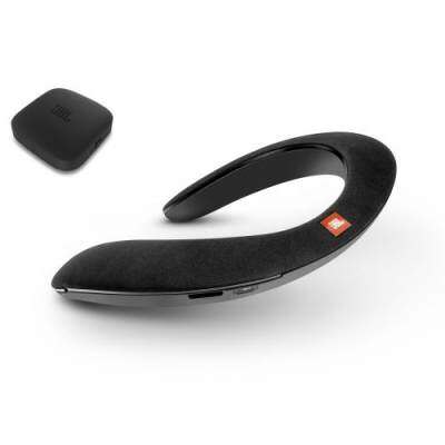 JBL SoundGear BTAสวมใส่คอลำโพงเครื่องส่งสัญญาณเสียงไร้สายบลูทูธ/Apt-Xที่สอดคล้องกัน/31มม.ลำโพงสี่ติดตั้งสีดำ/การประชุมทางไกลผ่านจอภาพAvailable To/JBLSOUNDGEARBABLK