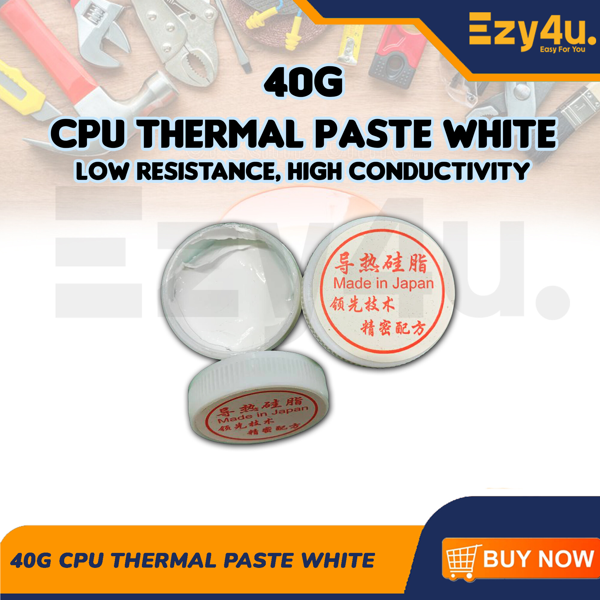 CPU IC Transistor HeatSink Compound White Thermal Grease Heat Transfer