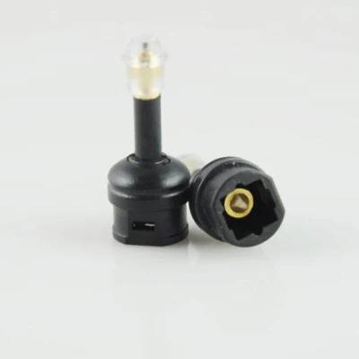 Digital Male Plug SPDIF Audio Fiber Optic Mini Jack Plug Useful Practical To 3.5mm Toslink Optical Adapter