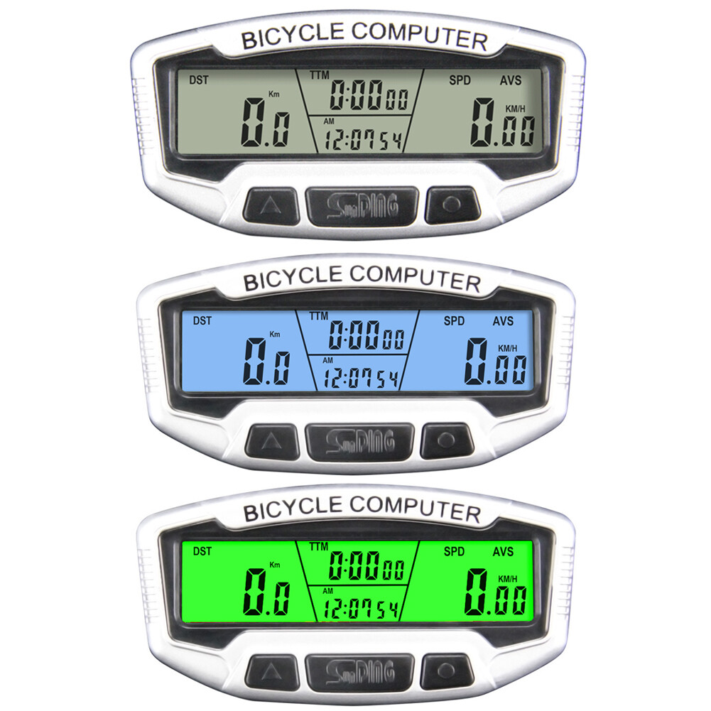 Xe Đạp LCD Có Dây Máy Tính Đồng Hồ Tốc Độ, Đèn Nền Xe Đạp, Bảng Mã Phụ Tùng Xe Đạp Để Che Nắng