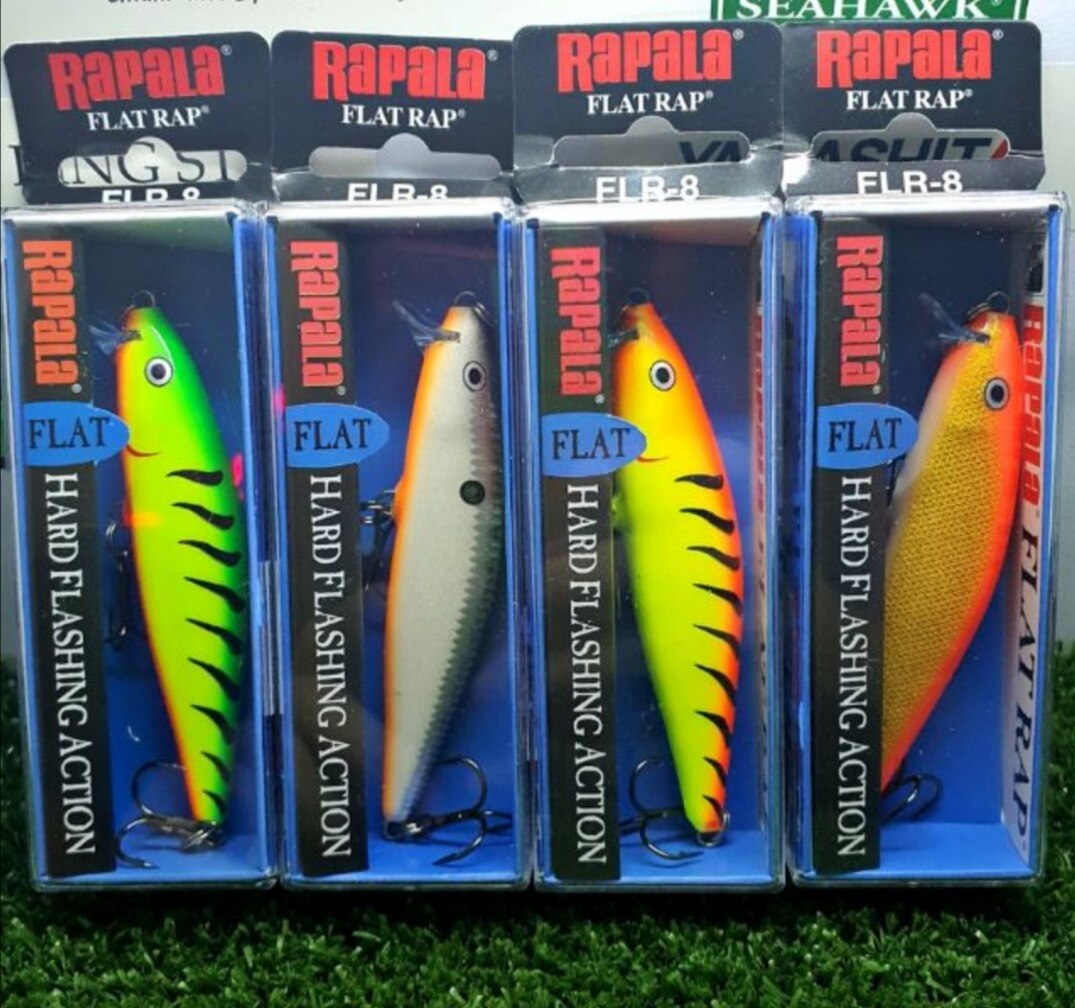 Isca Rapala Flat Rap FLR-08 - Ação de Nado Superior
