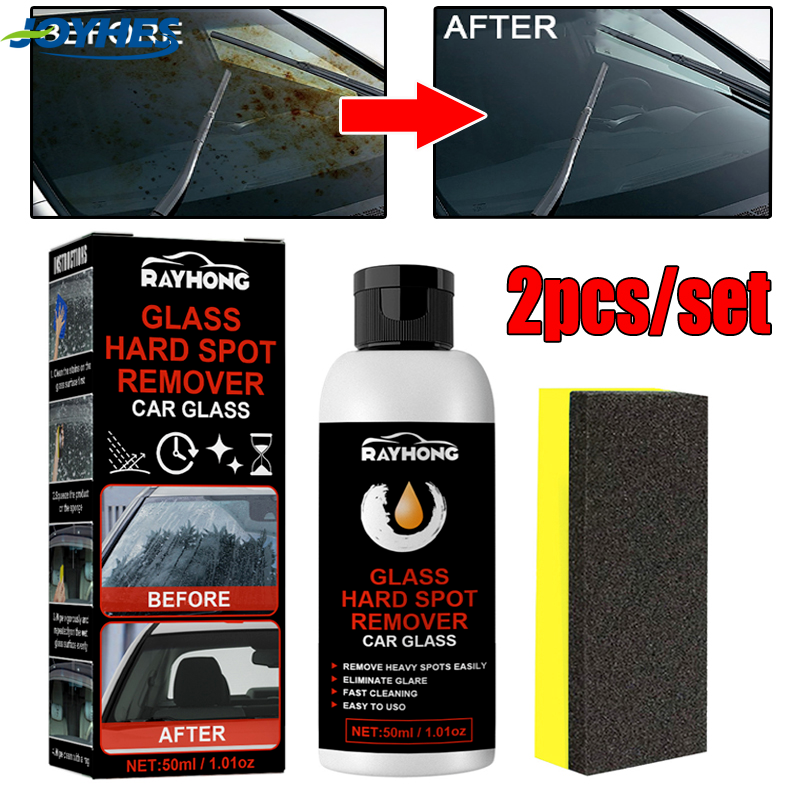 2pcs 50g Glass Oil Film Removing Paste,Car Windshield Oil Film Cleaner new, Oil Film Remover For