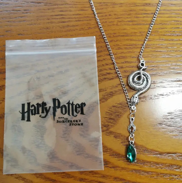Harry Potter Peripheral Slytherin Horcrux snake-shaped vintage pendant  necklace birthday gift | Lazada PH