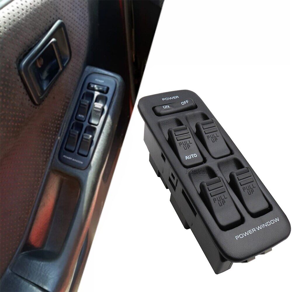 Phía trước nút Door Side tay trái điều khiển cửa sổ điện điều khiển công tắc Master Thiết bị chuyển mạch cho Mazda BG 323 bs0666350b