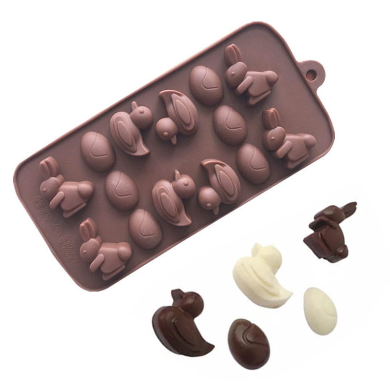 SHOOTHE Food Grade Silicone Chocolate Mold Kitchen Gadgets Baking Accessories Easy Cleaning Biscuits Cake Mould 1Pcs