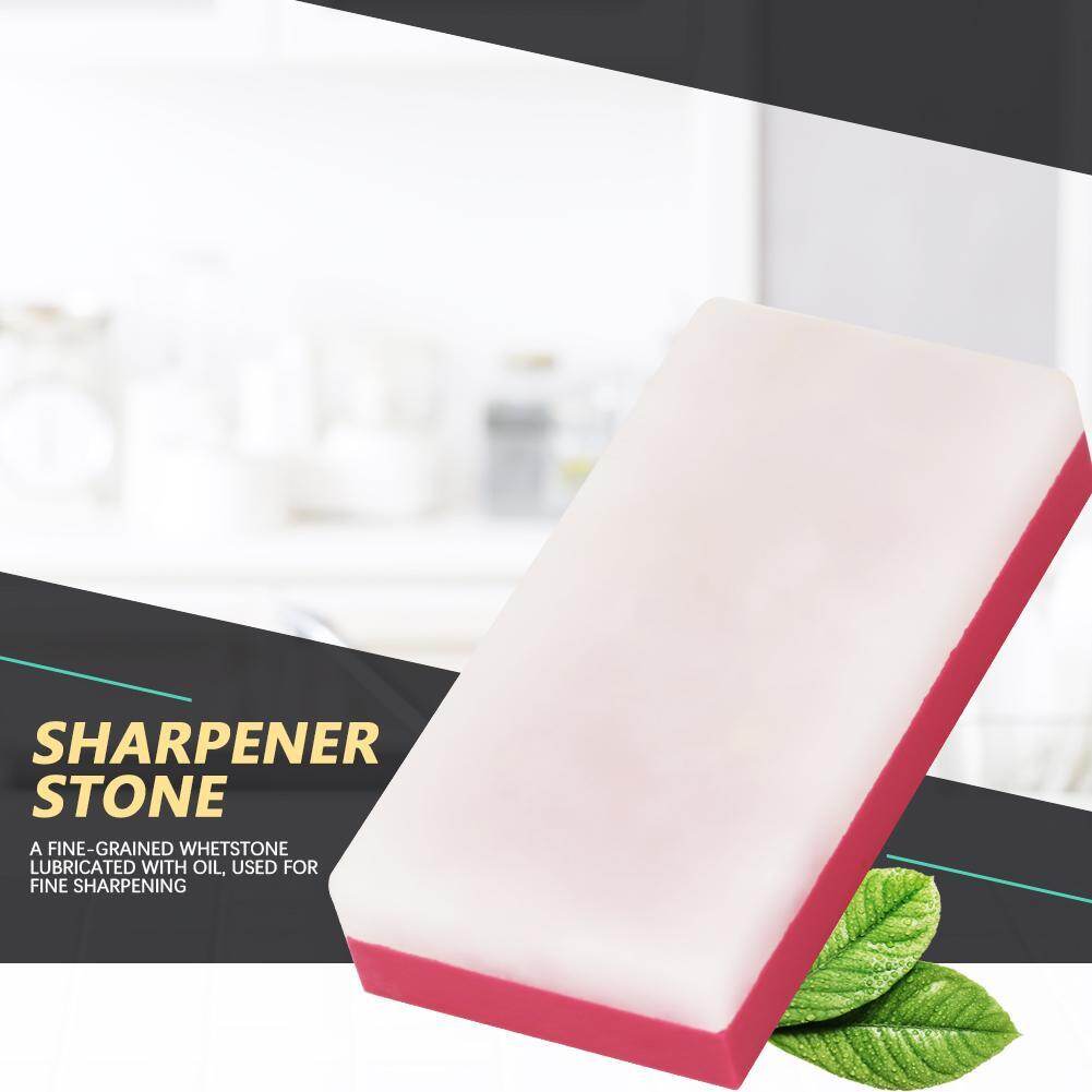 Hai Mặt 3000 & 10000 Grit Ruby White Agate Dao Mài Đá Mài