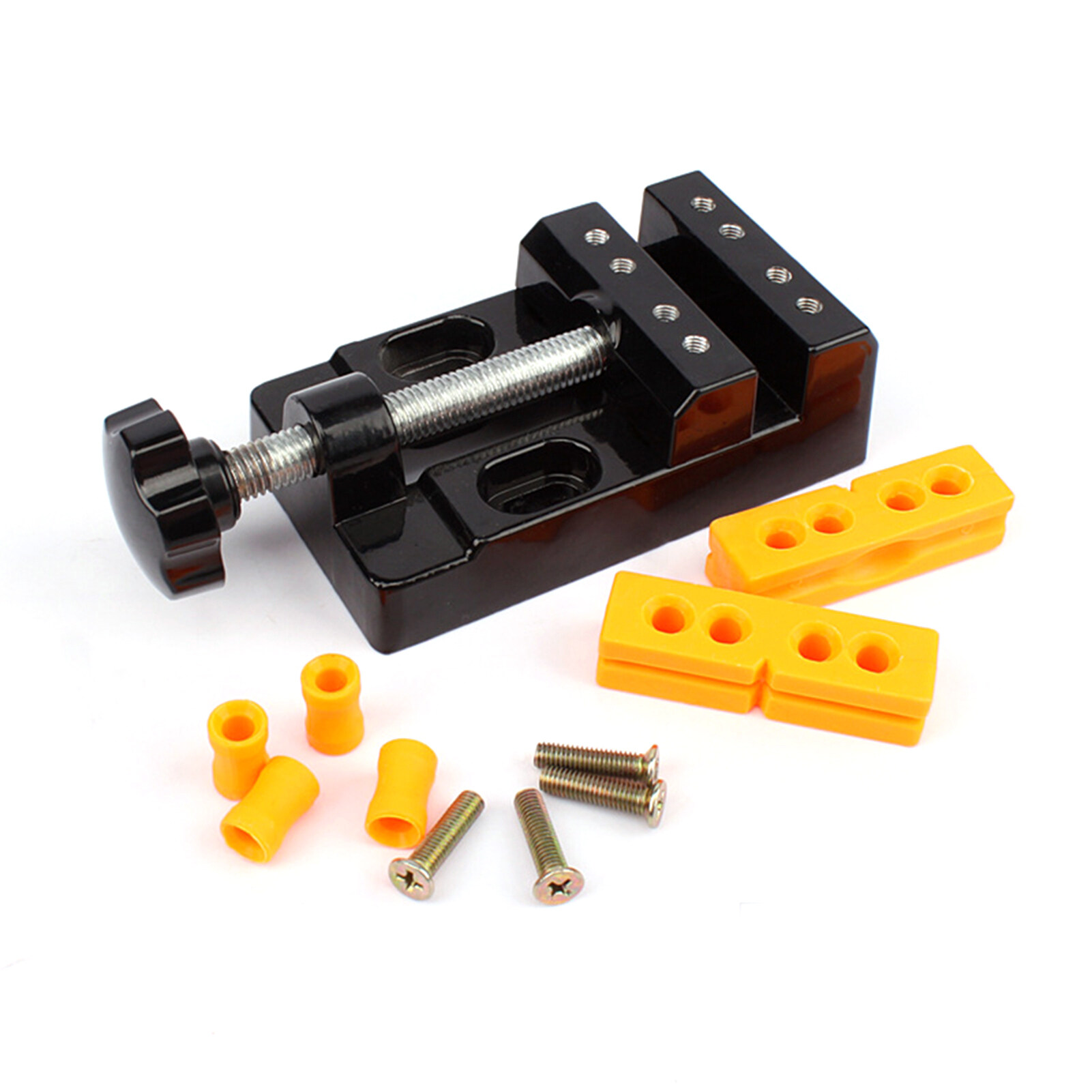 Multifunctional Aluminum Alloy Mini Flat Bench Table Vise Vice Clamp Fixed Tool