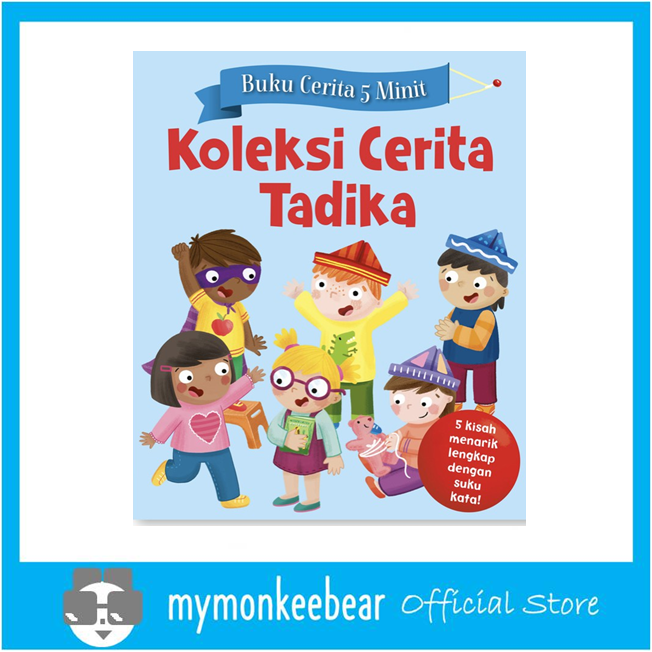 Buku Cerita 5 Minit Koleksi Cerita Tadika Dengan 5 Kisah Menarik & Suku ...