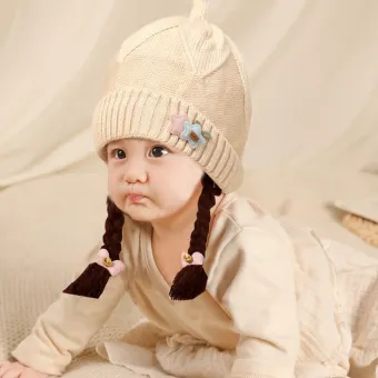 baby beanie with bow