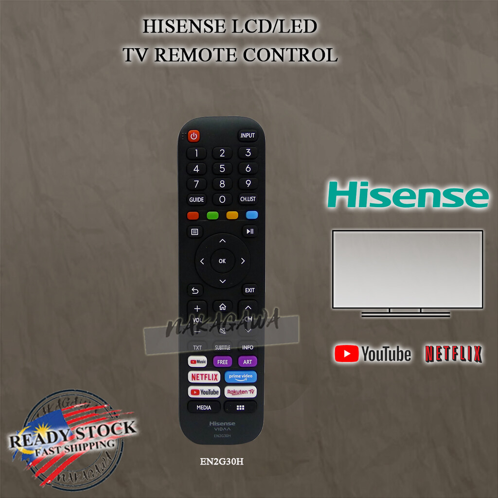 HISENSE LCD/LED SMART TV REMOTE CONTROL EN2BS27H / EN2G30H Lazada