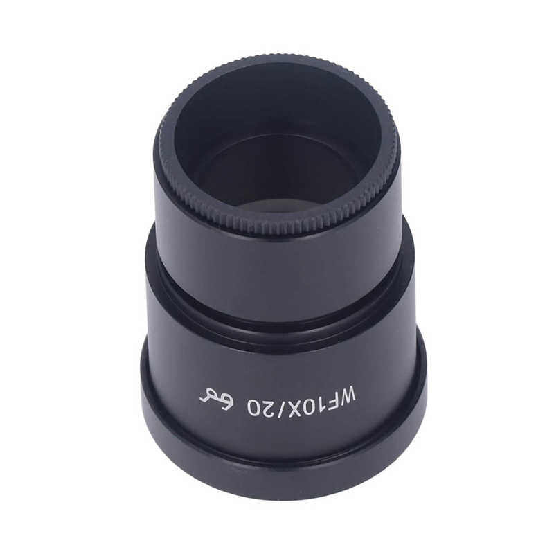 Microscope Lens WF10X/20 Laboratory Stereo Microscope Lens 30Mm Inter High Eye Point Wide Angle Eyepiece Microscope Fittings