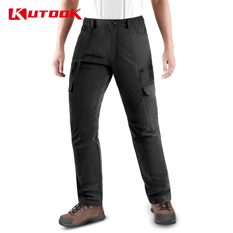 men's thermal lined walking trousers