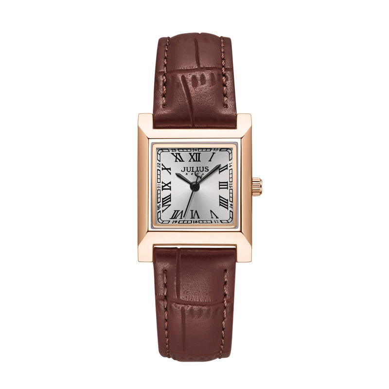 [IN STOCK] KOREA JULIUS JA-1369 Square Roman Dial Waterproof Ladies ...