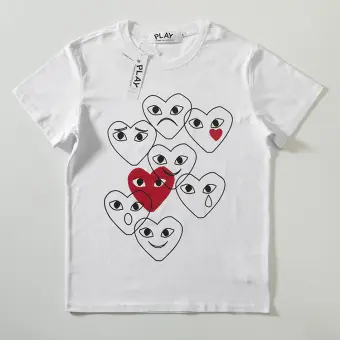 comme des garcons couple shirt