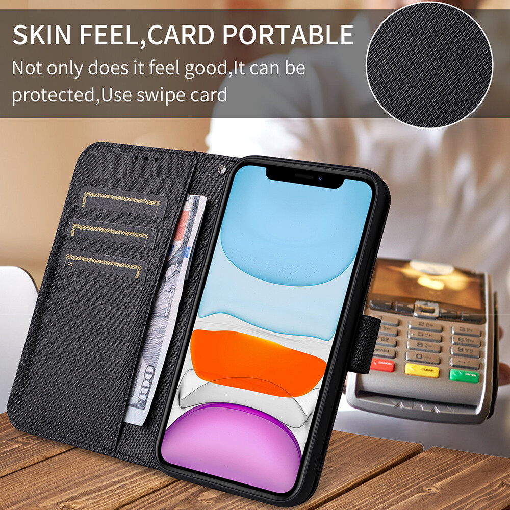 iPhone 8 Case PU Leather Wallet Flip Phone Case iPhone8 Back Cover Casing