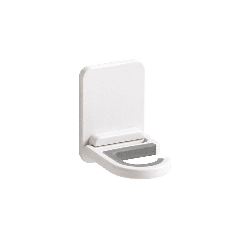 Multi-Purpose Broom Mop Holder Wall Mount Self-adhesive Mop Rack Hanger Organizer Hook