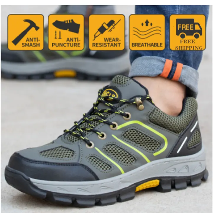 puncture proof steel toe shoes