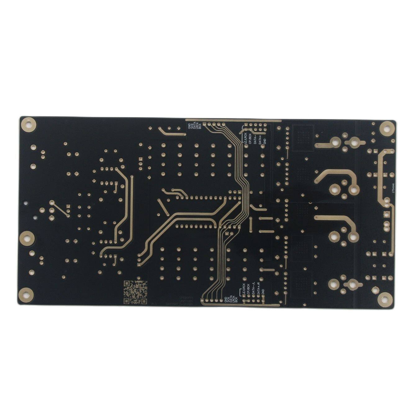 Dựa trên âm thanh tda1541 bảng mạch giải mã DAC Phụ kiện âm thanh mạ PCB