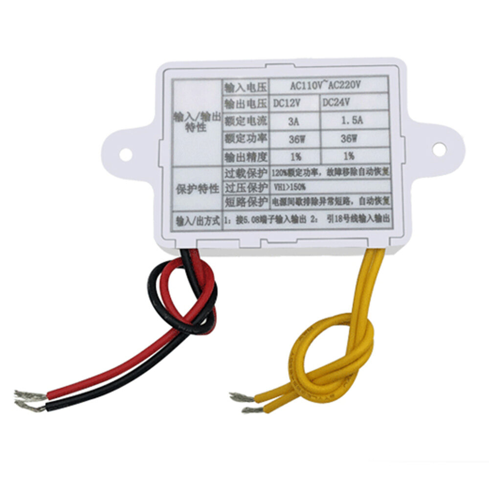 diymore Mô-đun Nguồn AC-DC Đầu Vào 100-240V Đầu Ra 220V Đến 12V 24V 3A 36W